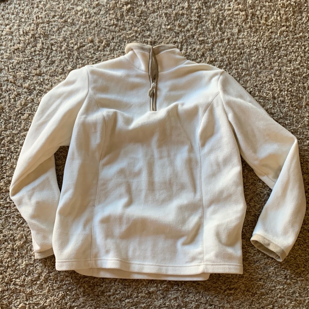 3/4 zip up pull over